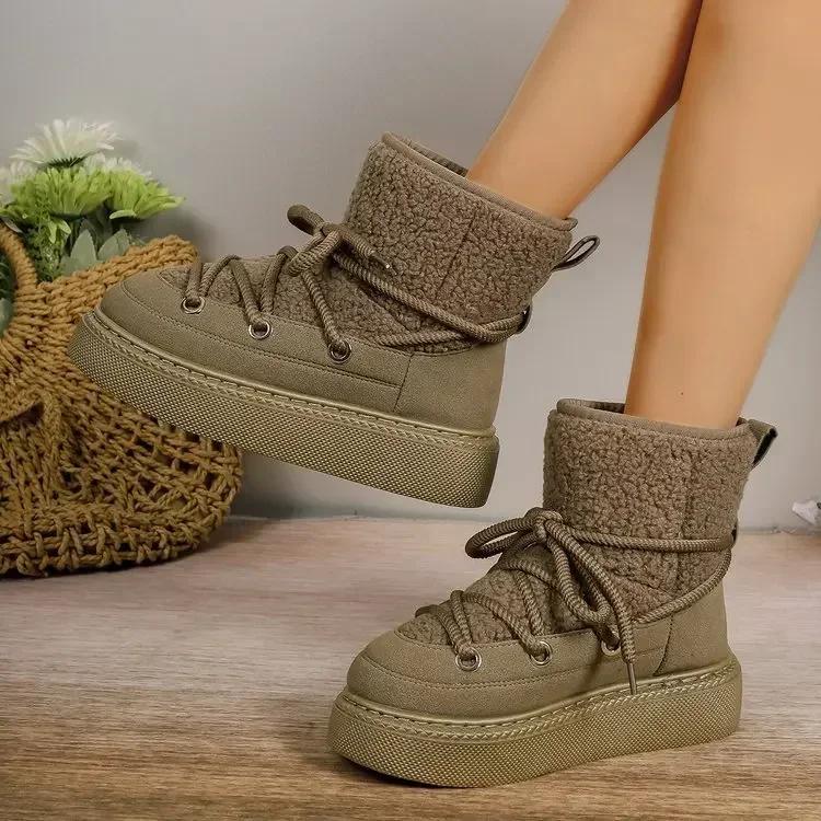 Женские зимние ботинки с толстой подошвой и перекрестными ремешками, женские зимние ботинки с круглым носком из флока и плюша, теплые, на среднем каблуке, водонепроницаемые, повседневные, теплые, для снега 36 зелёный
Женские зимние ботинки с толстой подошвой и перекрестными ремешками, женские зимние ботинки с круглым носком из флока и плюша, теплые, на среднем каблуке, водонепроницаемые, повседневные, теплые, для снега 36 зелёный