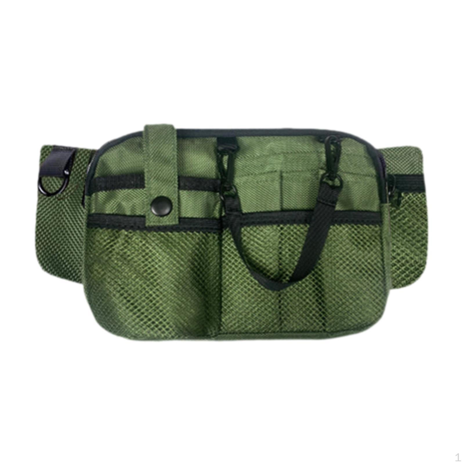 Pouch Waist Bag Oxford Cloth Adjustable Strap Nurse Tool Belt for Professionals Accessories зелений
Pouch Waist Bag Oxford Cloth Adjustable Strap Nurse Tool Belt for Professionals Accessories зелений
