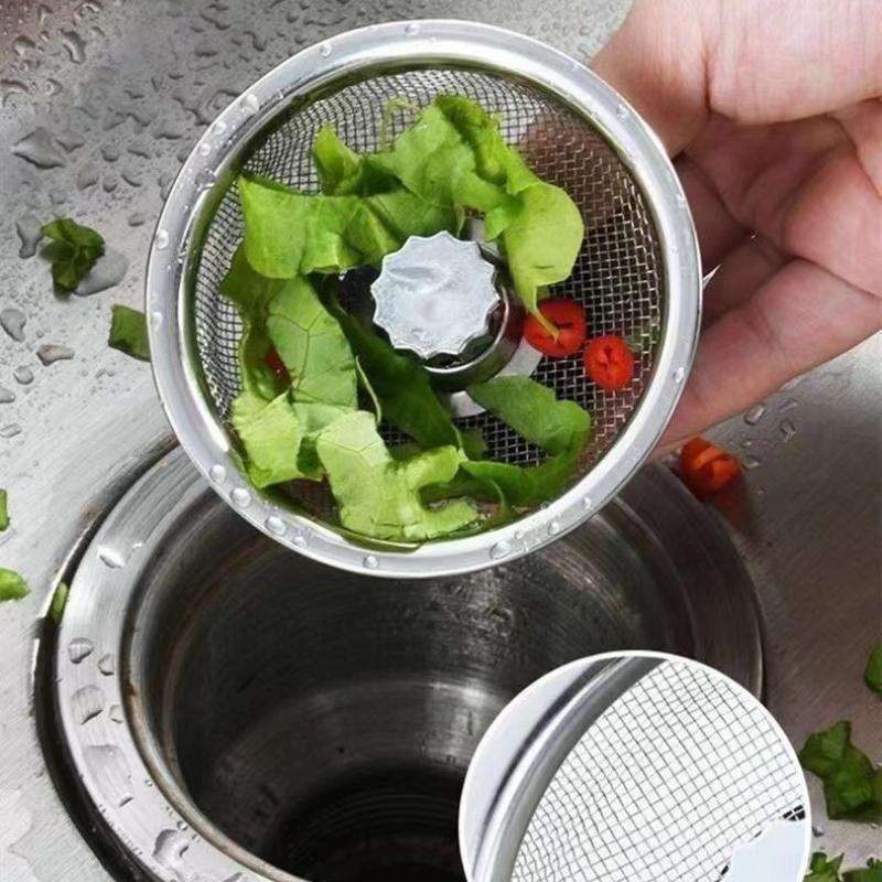 Kitchen Sink Strainer Washbasin Sewer Drain Anti-blocking Residue Universal Mesh Household Stainless Steel Strainer
Kitchen Sink Strainer Washbasin Sewer Drain Anti-blocking Residue Universal Mesh Household Stainless Steel Strainer