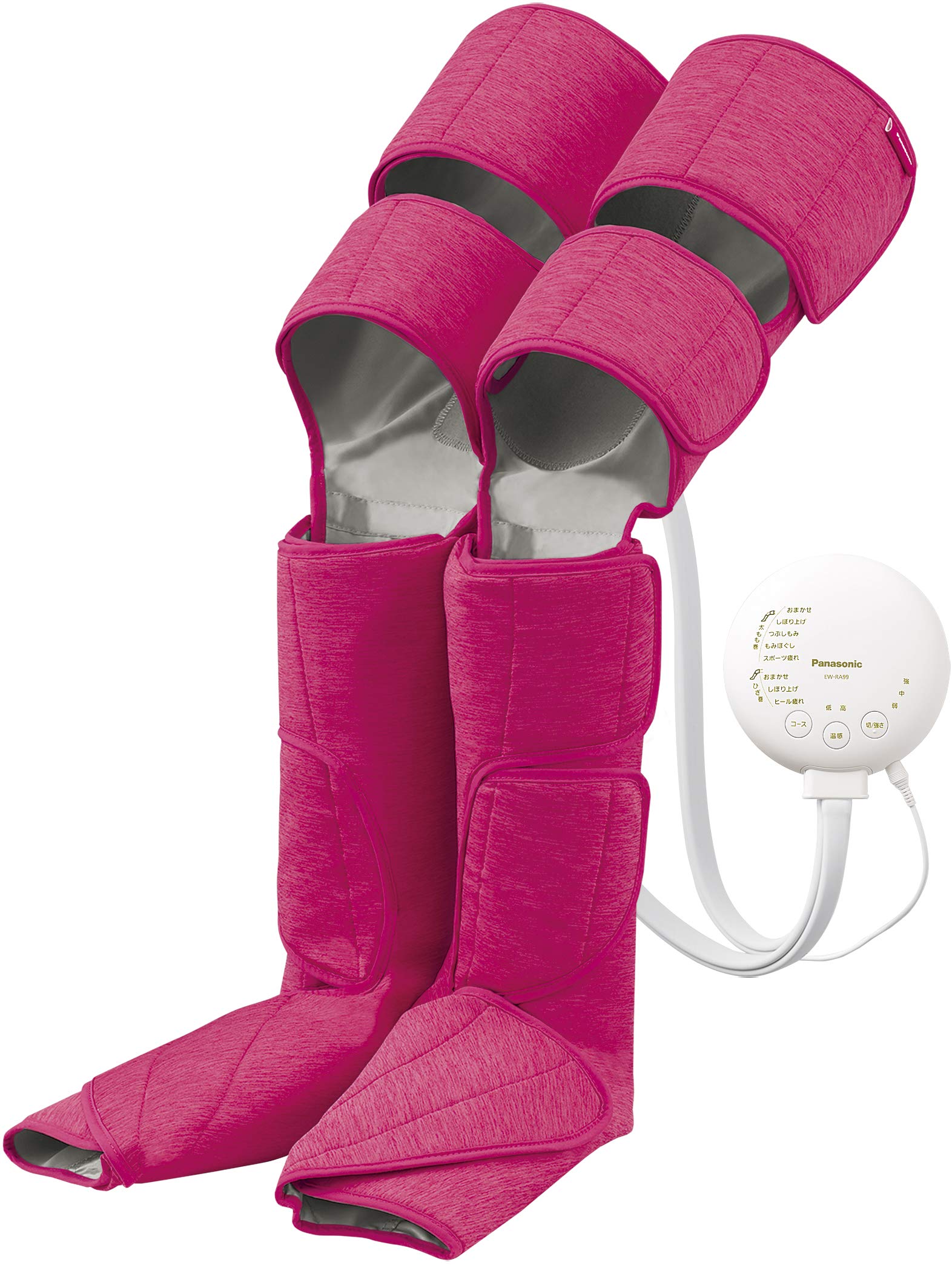 Panasonic Air Massager Leg Reflation Feet to Thighs 8 курсів, оснащений функцією зігрівання, рожевий EW-RA99-P
Panasonic Air Massager Leg Reflation Feet to Thighs 8 курсів, оснащений функцією зігрівання, рожевий EW-RA99-P