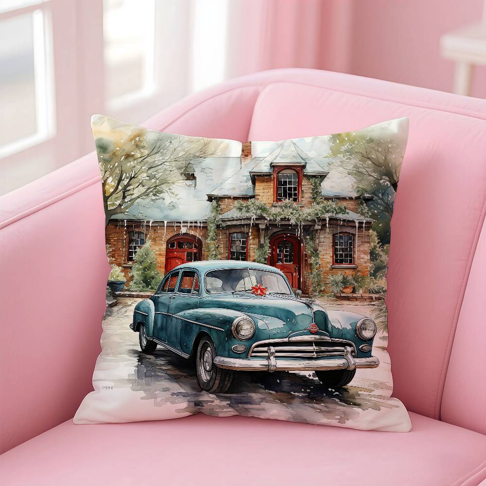 Watercolor Vintage Car Anime Pillow Case Comfort Sofa Bed Silky elegant Invisible zipper Custom Decorative cushion cover 40cmx40cm
Watercolor Vintage Car Anime Pillow Case Comfort Sofa Bed Silky elegant Invisible zipper Custom Decorative cushion cover 40cmx40cm