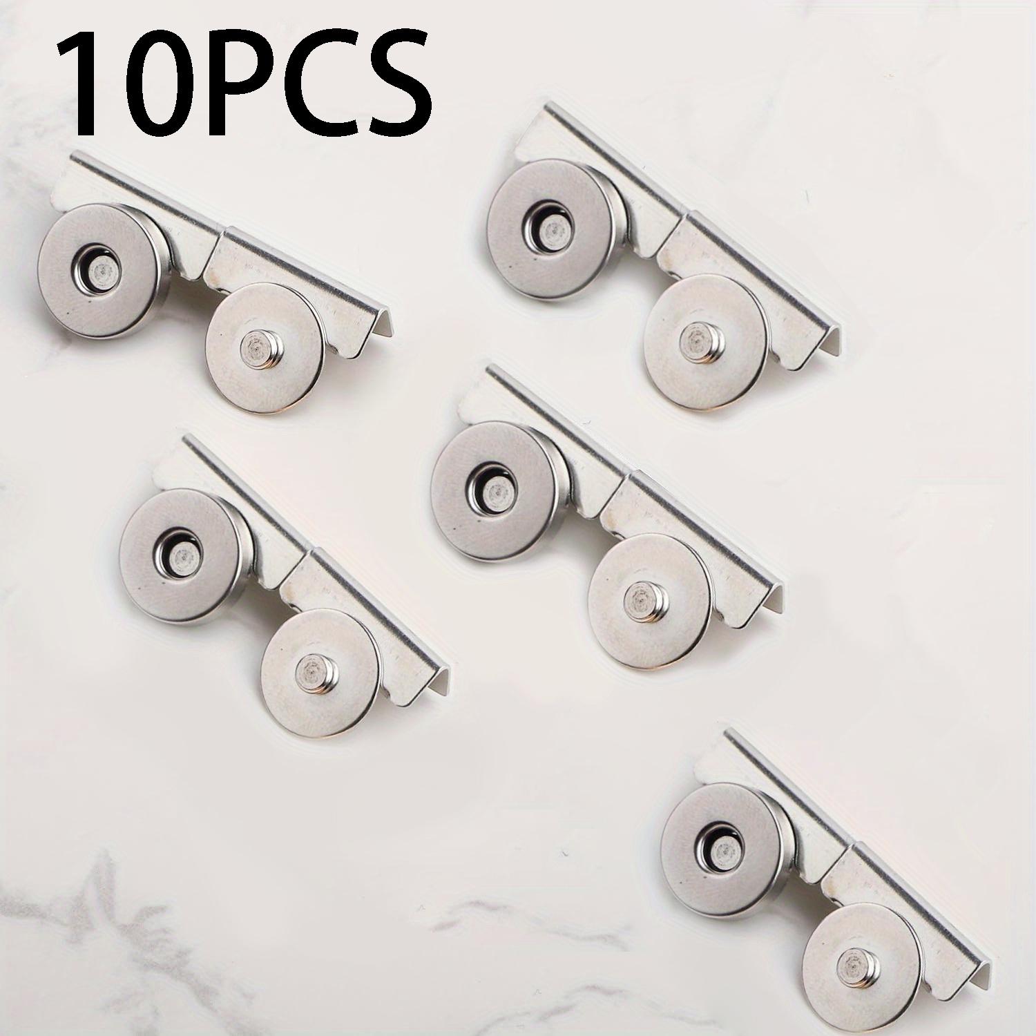 5 Pairs of Metal Seamless Magnetic Buckles for Bags – Magnetic Snap Buttons for DIY Buckle Closures, Magnetic Snaps for Handbags
5 Pairs of Metal Seamless Magnetic Buckles for Bags – Magnetic Snap Buttons for DIY Buckle Closures, Magnetic Snaps for Handbags