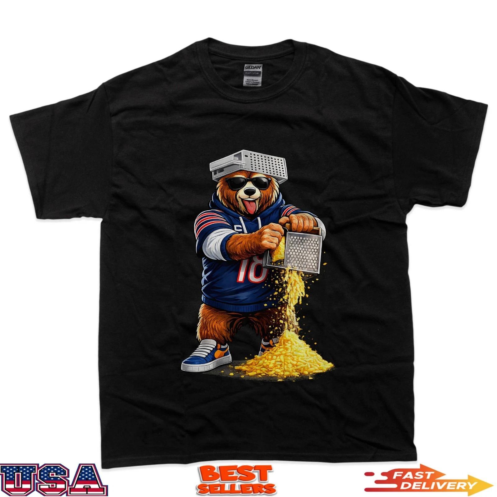 Bear With Cheese Grater Hat And Sunglasses 100% Cotton T-shirt Mens Tees Top 3XL
Bear With Cheese Grater Hat And Sunglasses 100% Cotton T-shirt Mens Tees Top 3XL