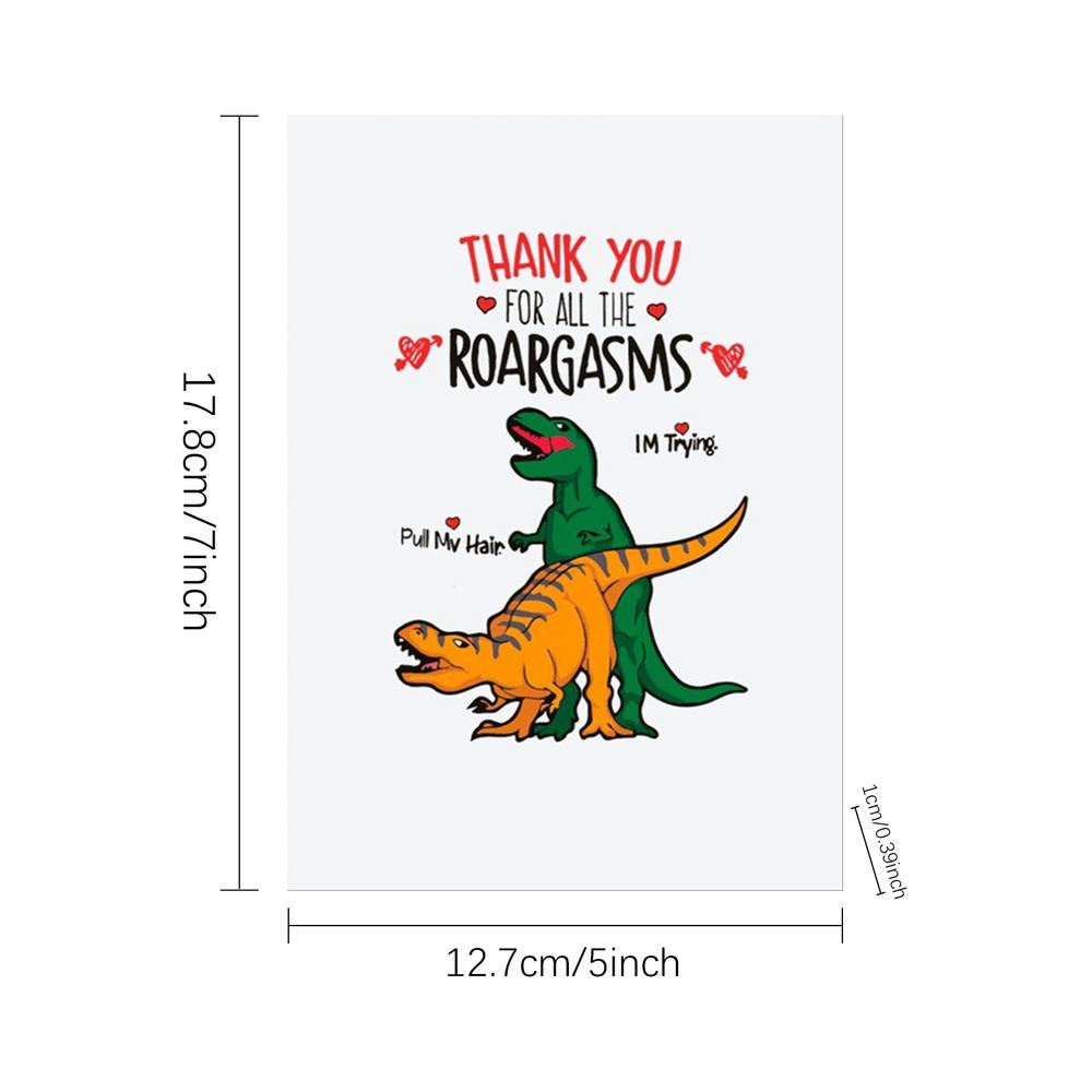 Card With Dinosaur Design Eye-Catching Dinosaur Card Greeting Cards Birthday Card In Vivid Details For Boyfriend Girlfriend Wife білий
Card With Dinosaur Design Eye-Catching Dinosaur Card Greeting Cards Birthday Card In Vivid Details For Boyfriend Girlfriend Wife білий