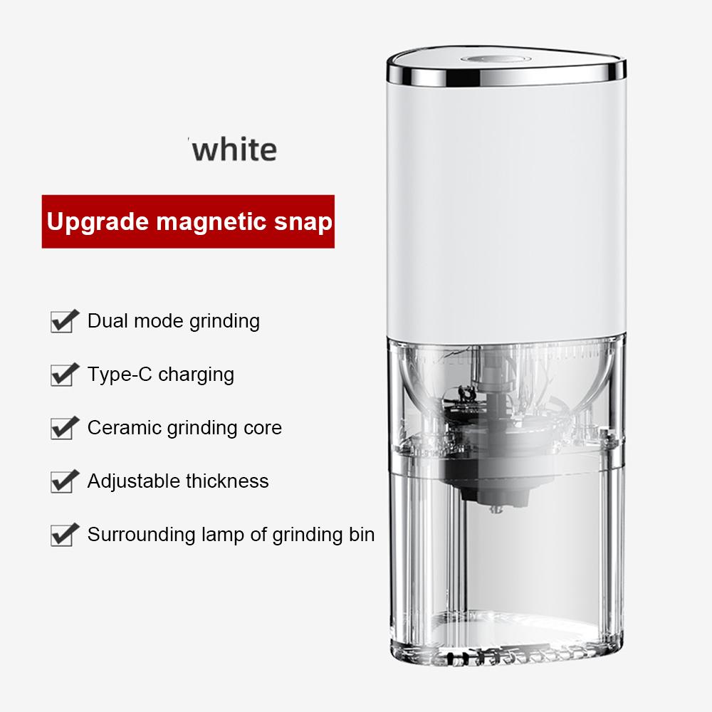 Электрическая кофемолка портативная домашняя кофемолка профессиональная кофемолка для измельчения кофейных зерен кухонные инструменты перезаряжаемые белый
Электрическая кофемолка портативная домашняя кофемолка профессиональная кофемолка для измельчения кофейных зерен кухонные инструменты перезаряжаемые белый