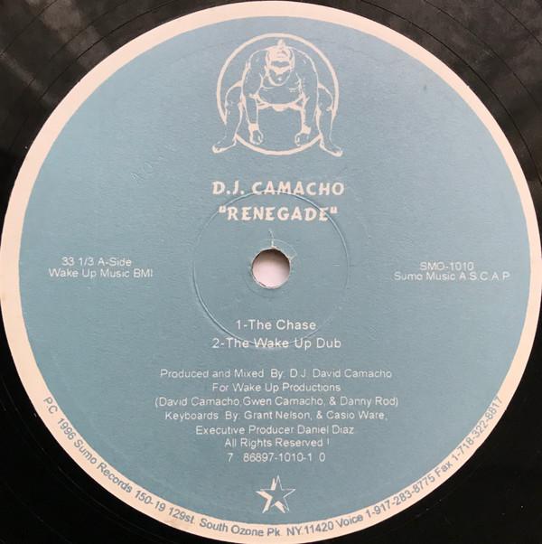12inch Record DAVID CAMACHO - Renegade SMO1010 Sumo Records 1996 US Dance & Electronica Used
12inch Record DAVID CAMACHO - Renegade SMO1010 Sumo Records 1996 US Dance & Electronica Used
