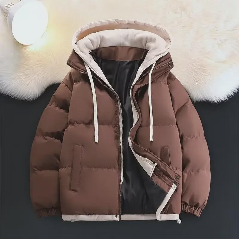 2024 Unisex Hooded Winter Cotton Jacket - New Couple & Student Style, Faux Two-Piece Design L сірий колір
2024 Unisex Hooded Winter Cotton Jacket - New Couple & Student Style, Faux Two-Piece Design L сірий колір