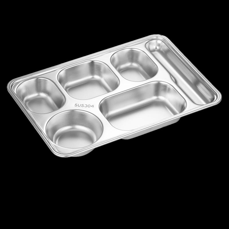 KAZHI 304 Stainless Steel Divided Cafeteria Tray 33x22.8x4cm
KAZHI 304 Stainless Steel Divided Cafeteria Tray 33x22.8x4cm