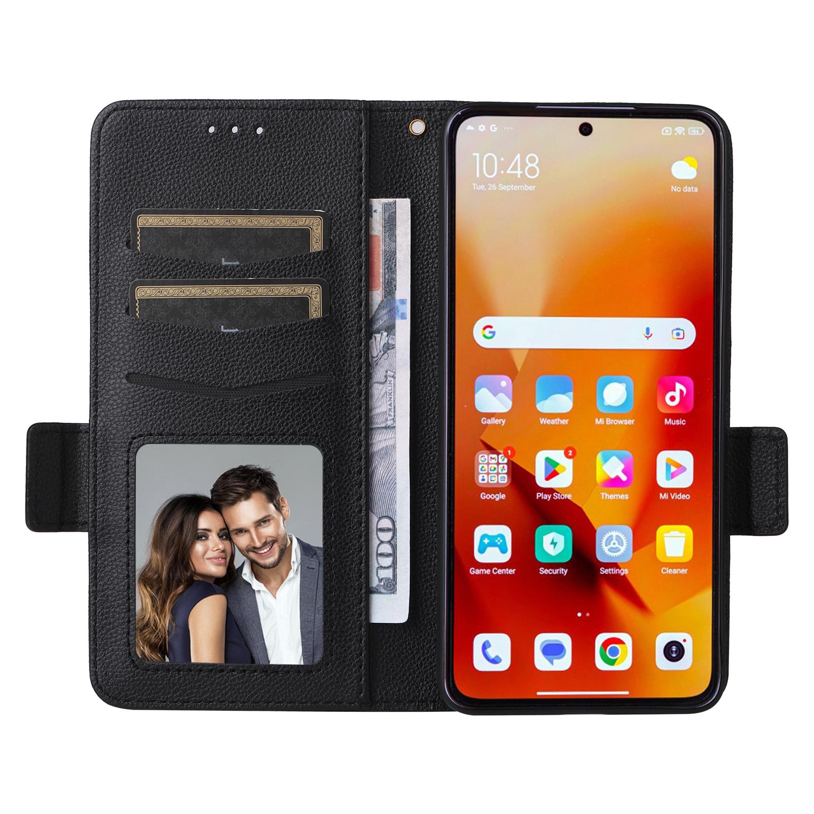 For Xiaomi 14T Case with Wrist Strap Litchi Texture PU Leather Wallet Phone Cover Black
For Xiaomi 14T Case with Wrist Strap Litchi Texture PU Leather Wallet Phone Cover Black