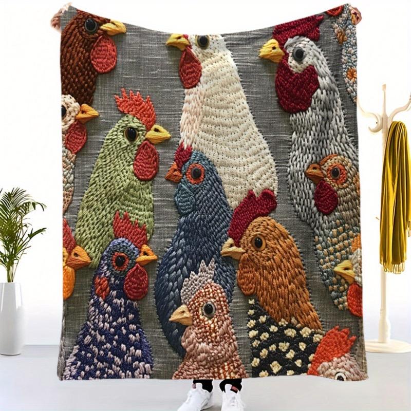 1 шт. Вінтажна флісова ковдра з півнем - М який фланелевий плед з дизайном півня Всесезонна затишна ковдра для ліжка, дивана, кемпінгу 30x40in
1 шт. Вінтажна флісова ковдра з півнем - М який фланелевий плед з дизайном півня Всесезонна затишна ковдра для ліжка, дивана, кемпінгу 30x40in