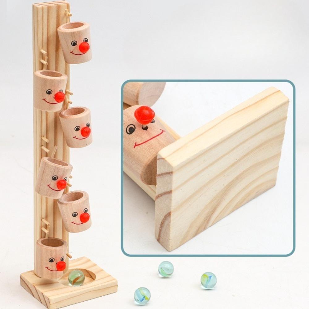 Детская деревянная игра-стол для выливания шариков в бочку клоуна Детская родительско-детская интерактивная игра тренировка концентрации Веселые игрушки
Детская деревянная игра-стол для выливания шариков в бочку клоуна Детская родительско-детская интерактивная игра тренировка концентрации Веселые игрушки