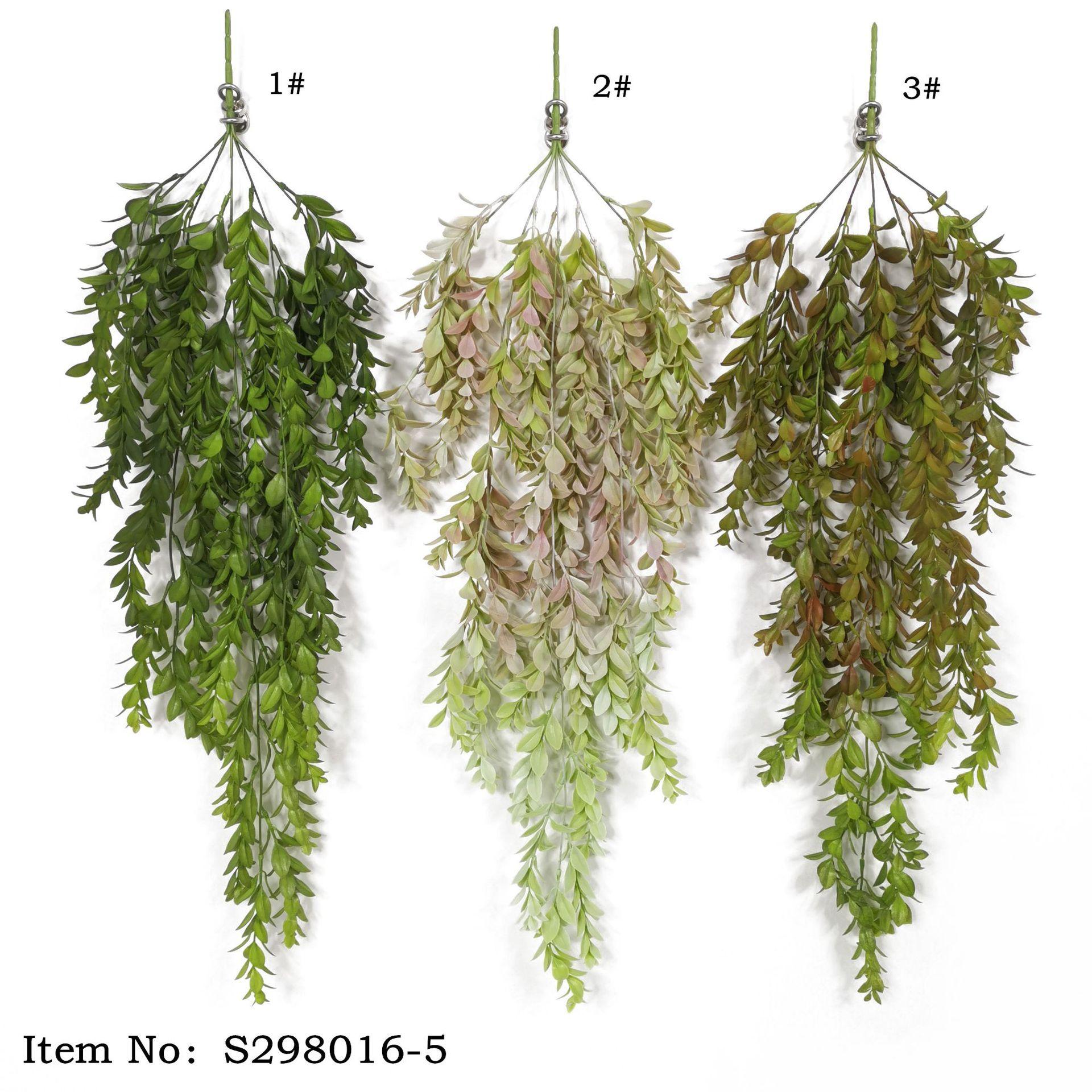 Simulation Green Plant Wall Hanging Plastic Vine Man Plant Wall Home Decoration Eucalyptus Leaf Fake Flower
Simulation Green Plant Wall Hanging Plastic Vine Man Plant Wall Home Decoration Eucalyptus Leaf Fake Flower