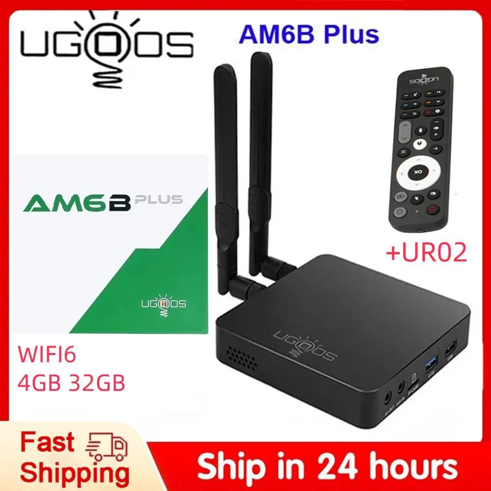 Ugoos AM6B Plus WiFi 6 Smart TV Box with Amlogic S922X-J Chip, Android. 4G32G UK Plug
Ugoos AM6B Plus WiFi 6 Smart TV Box with Amlogic S922X-J Chip, Android. 4G32G UK Plug