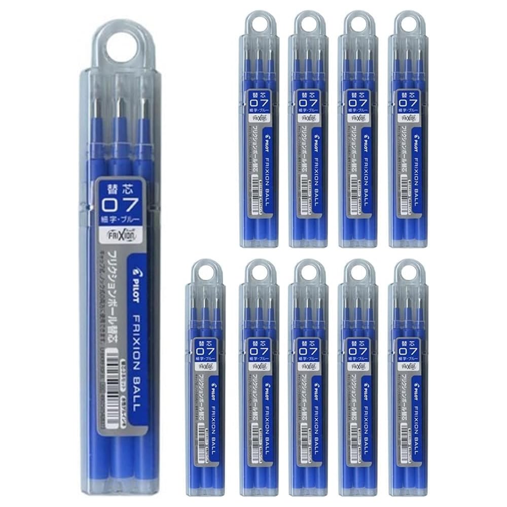 Pilot FriXion Ball Refill 0.7mm Black Ink Pack of 3 x 10 Sets Writing Supplies
Pilot FriXion Ball Refill 0.7mm Black Ink Pack of 3 x 10 Sets Writing Supplies