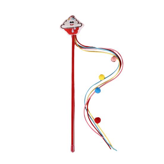 Кошачья палочка-дразнилка, интерактивная кошачья кисточка с мультяшными плюшевыми фигурками, колокольчиками, помпонами, палочка для дразнения домашних кошек B
Кошачья палочка-дразнилка, интерактивная кошачья кисточка с мультяшными плюшевыми фигурками, колокольчиками, помпонами, палочка для дразнения домашних кошек B