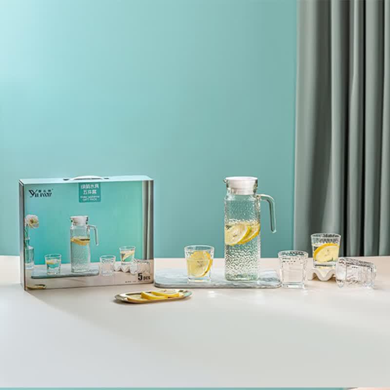 YiLiWu 5-Piece Glass Water Set
YiLiWu 5-Piece Glass Water Set