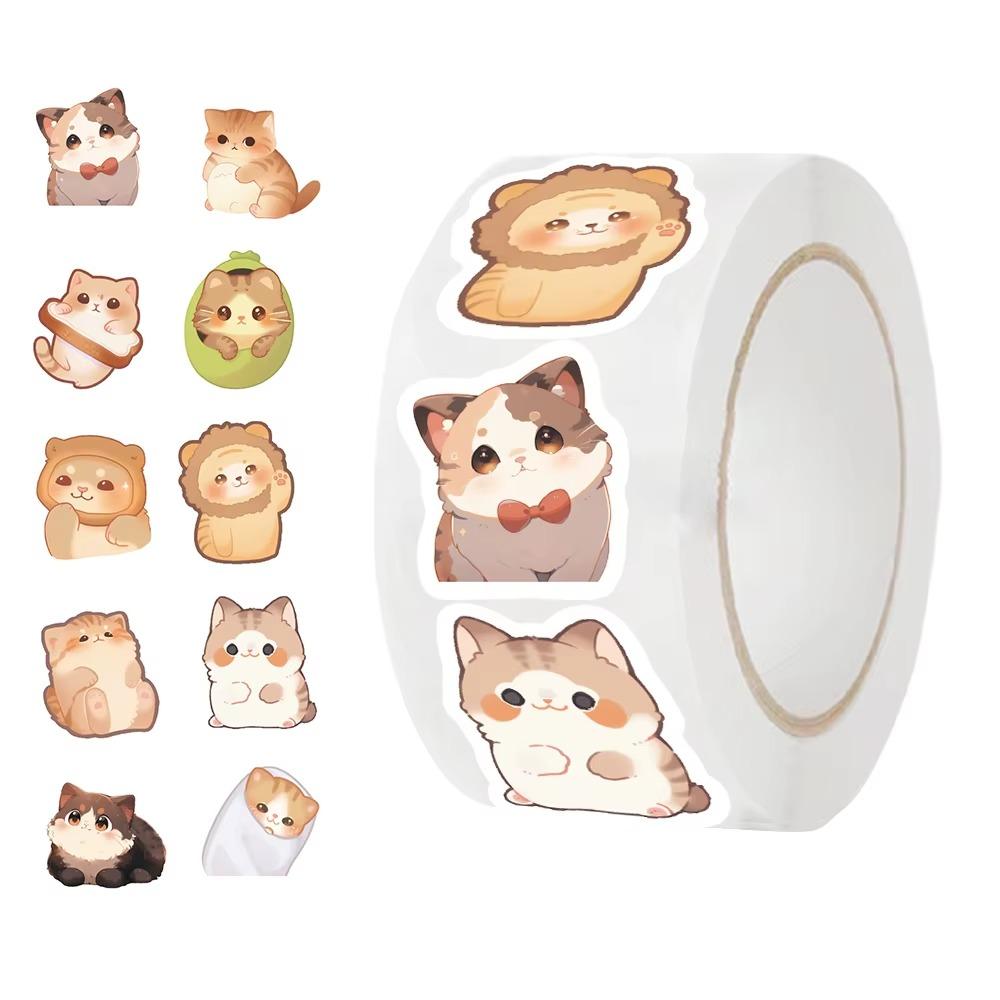 500Pcs/Roll Student Stationery Big Eye Cat Stickers Encourage Children Sticker Notebook
500Pcs/Roll Student Stationery Big Eye Cat Stickers Encourage Children Sticker Notebook