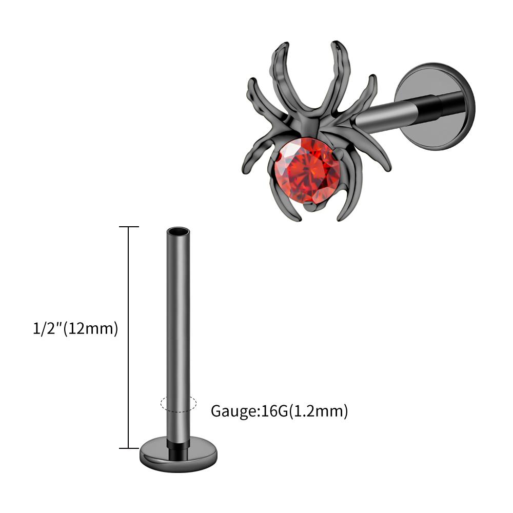 Right Grand ASTM F136 Titanium 16G CZ Spider Cartilage Earring Animal Spider Helix Tragus Lobe Stud Halloween Piercing Jewelry
Right Grand ASTM F136 Titanium 16G CZ Spider Cartilage Earring Animal Spider Helix Tragus Lobe Stud Halloween Piercing Jewelry