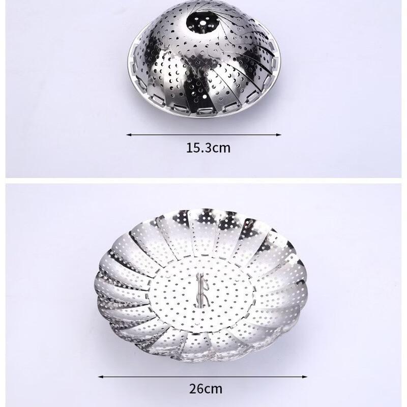 Набір розширюваних кошиків для пароварки Wutuo з нержавіючої сталі (3 пакет)
Набір розширюваних кошиків для пароварки Wutuo з нержавіючої сталі (3 пакет)