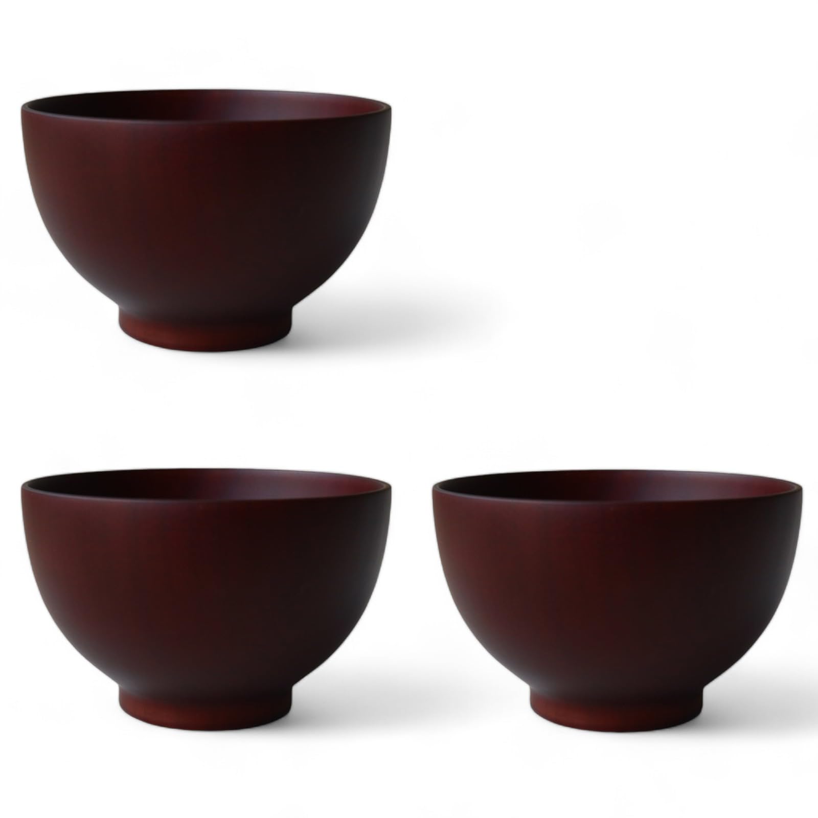 Miso Soup Bowls Wooden Modern Yamato Dark Brown Set of 3 11cm x Current model J-kitchens 6.8cm
Miso Soup Bowls Wooden Modern Yamato Dark Brown Set of 3 11cm x Current model J-kitchens 6.8cm