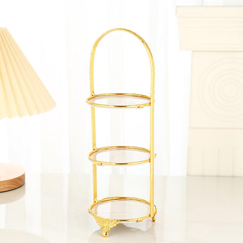 Three-Tier Round Iron Art Cake Stand
Three-Tier Round Iron Art Cake Stand