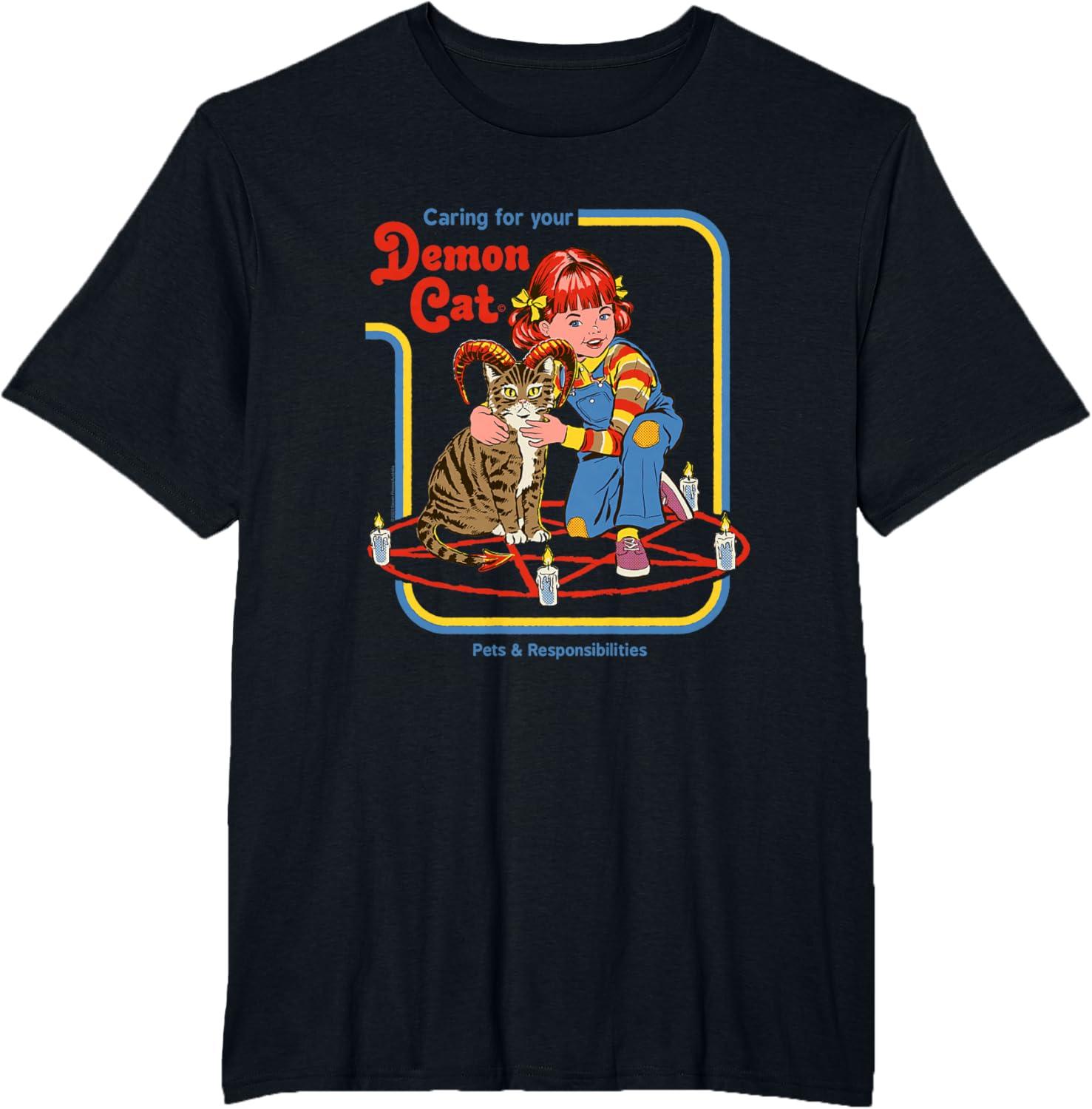 Steven Rhodes Caring for Your Demon Cat Retro Dark Humor T-Shirt New Spring/Summer Arrivals Regular Fit Casual S разноцветный
Steven Rhodes Caring for Your Demon Cat Retro Dark Humor T-Shirt New Spring/Summer Arrivals Regular Fit Casual S разноцветный