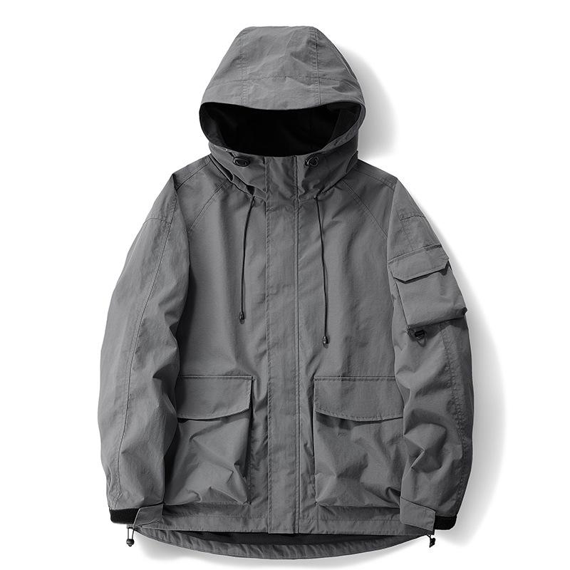 Autumn New Men s Stand-up Collar Multi-pocket Jacket Casual Loose Men s Coat 2XL
Autumn New Men s Stand-up Collar Multi-pocket Jacket Casual Loose Men s Coat 2XL