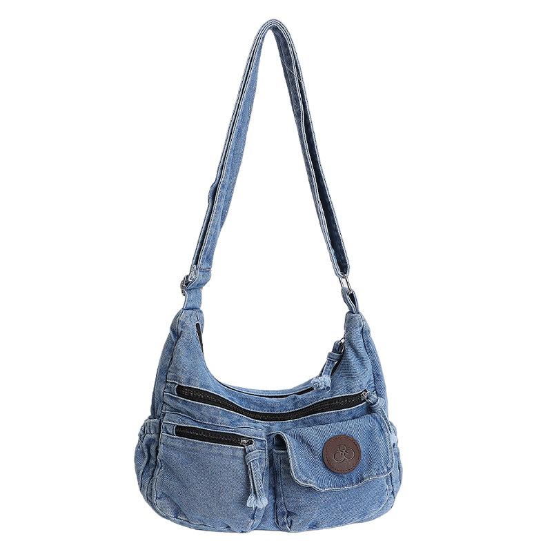 Versatile Vintage Washed Denim Shoulder Bags for Women Large Capacity Ladies Crossbody Bag Korean Female Casual Tote Handbags
Versatile Vintage Washed Denim Shoulder Bags for Women Large Capacity Ladies Crossbody Bag Korean Female Casual Tote Handbags