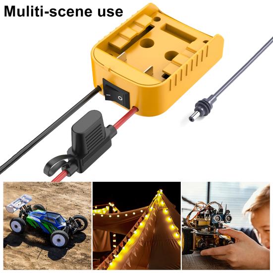 Для міні-зарядного пристрою Starlink для акумуляторів Dewalt 18 В/20 В. Шнур живлення постійного струму, сумісний із міні-антеною Starlink. жовтий
Для міні-зарядного пристрою Starlink для акумуляторів Dewalt 18 В/20 В. Шнур живлення постійного струму, сумісний із міні-антеною Starlink. жовтий