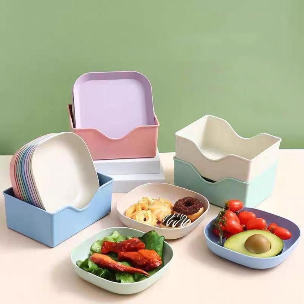 10PCS Multiple Colors Storage Shallow Tray Rectangular Spitting Bone Dish Dining Color Random
10PCS Multiple Colors Storage Shallow Tray Rectangular Spitting Bone Dish Dining Color Random