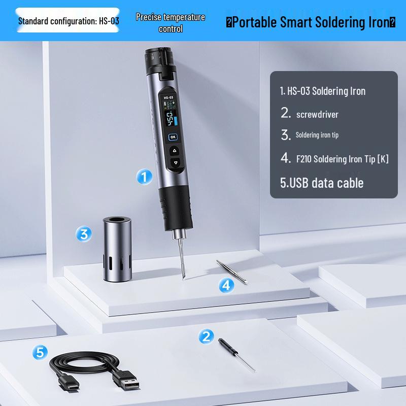 FNIRSI HS-03 Wireless Constant-Temperature Electric Soldering Iron for Household Repairs
FNIRSI HS-03 Wireless Constant-Temperature Electric Soldering Iron for Household Repairs