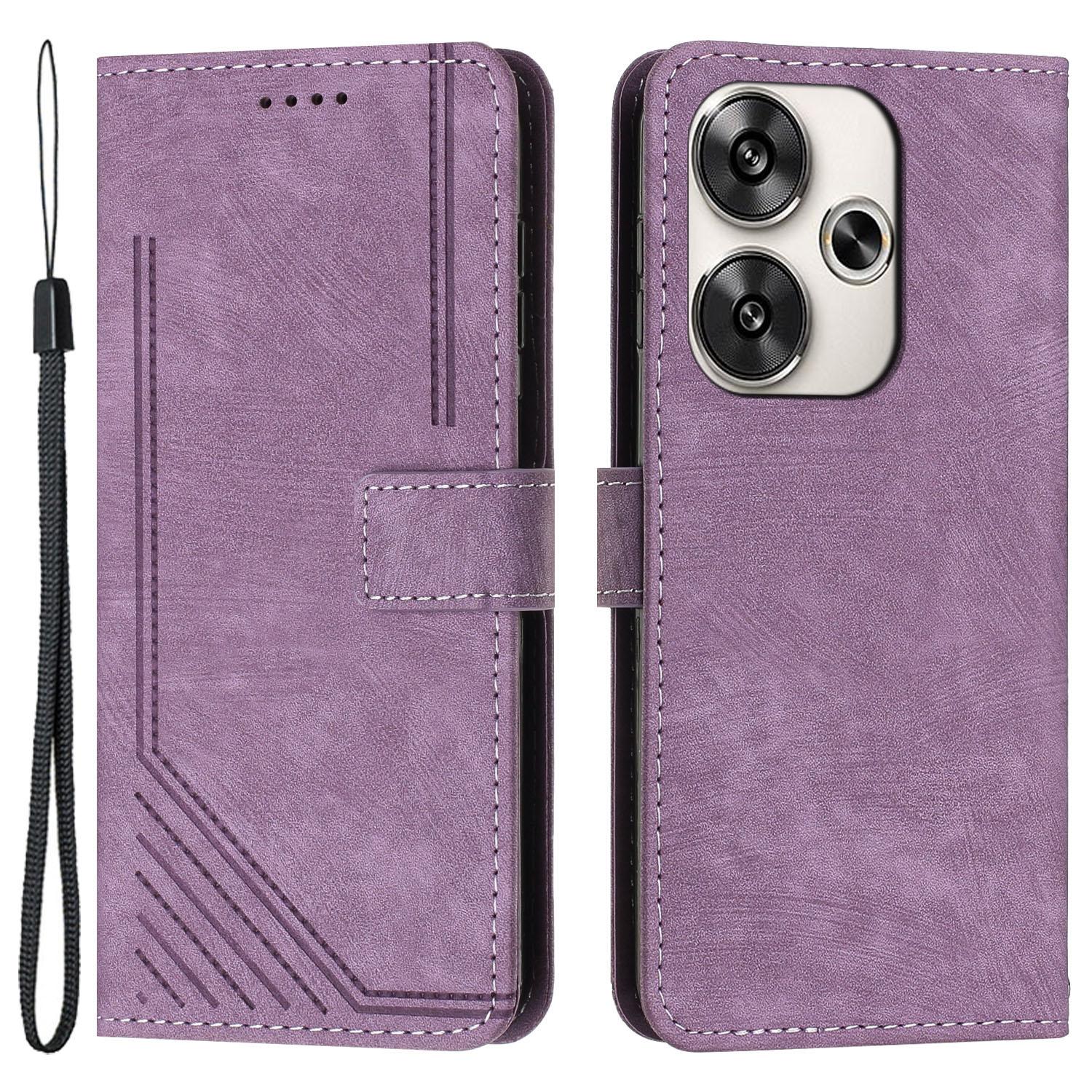 For Xiaomi Redmi Turbo 3 5G/Poco F6 5G Shockproof Case Imprinted PU Leather Wallet Phone Shell Purple
For Xiaomi Redmi Turbo 3 5G/Poco F6 5G Shockproof Case Imprinted PU Leather Wallet Phone Shell Purple