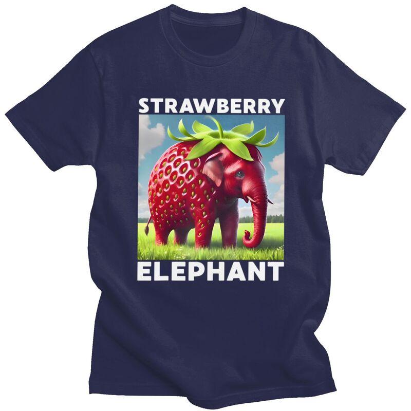 Male Strawberry Elephant Italian Brainrot T Shirt Round Neck Pure Cotton Short Sleeve TShirt Novelty Summer Tyle Clothes 4XL
Male Strawberry Elephant Italian Brainrot T Shirt Round Neck Pure Cotton Short Sleeve TShirt Novelty Summer Tyle Clothes 4XL