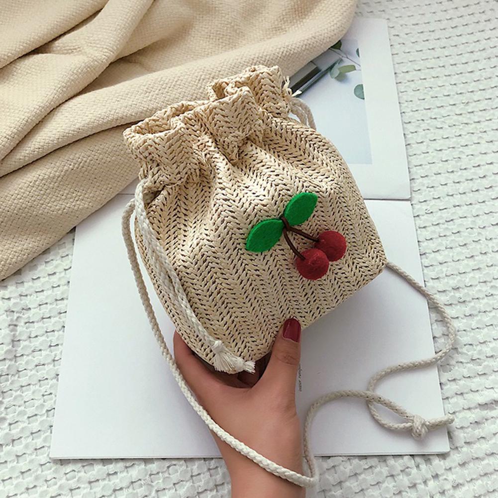 Женская сумка через плечо на шнурке, летняя пляжная сумка ручной работы с вишневым принтом, универсальная вязаная крючком сумка для девочек, уличная повседневная сумка
Женская сумка через плечо на шнурке, летняя пляжная сумка ручной работы с вишневым принтом, универсальная вязаная крючком сумка для девочек, уличная повседневная сумка