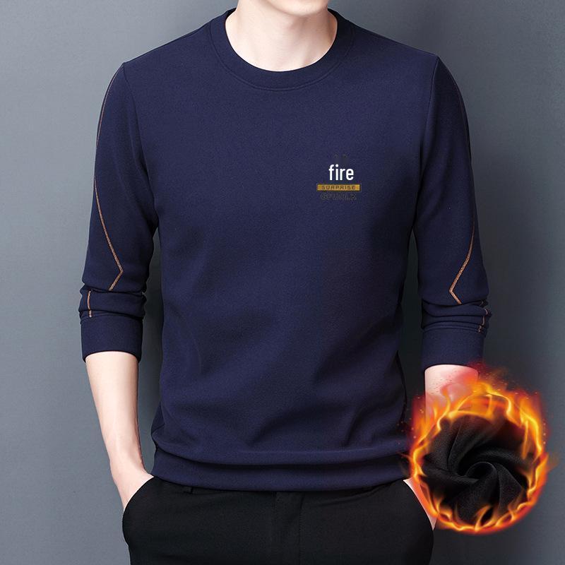 Men s Double-Sided Velvet Round Neck Sweatshirt - Autumn/Winter Long Sleeve, Plus Velvet, Printed Base Layer. XL (130-150 jin)
Men s Double-Sided Velvet Round Neck Sweatshirt - Autumn/Winter Long Sleeve, Plus Velvet, Printed Base Layer. XL (130-150 jin)