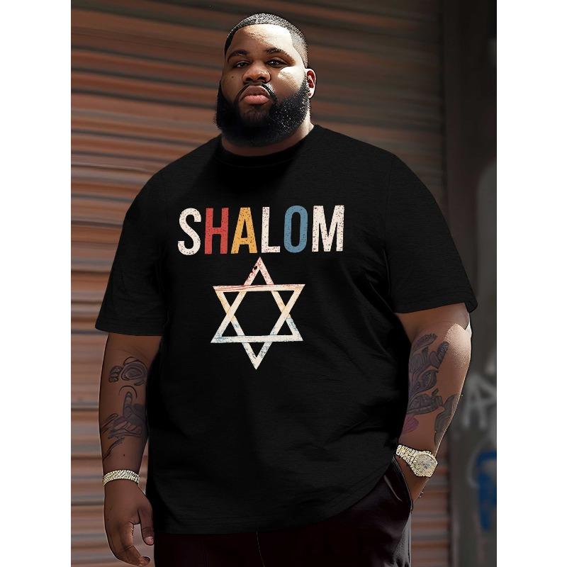 European sizes Men s Star of David T-Shirt - Jewish Heritage Design with Hebrew Lettering & Magen David Adom Symbol, Casual Round Neck Short Sleeve XL чорний
European sizes Men s Star of David T-Shirt - Jewish Heritage Design with Hebrew Lettering & Magen David Adom Symbol, Casual Round Neck Short Sleeve XL чорний