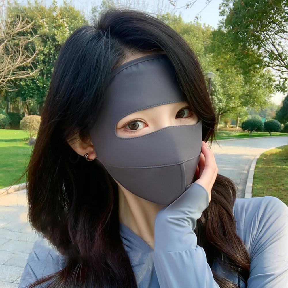 Сонцезахисна маска для повного обличчя Ice Silk Shade Face Mask Модний анти-УФ шийний шарф Outdoor Dark Gray
Сонцезахисна маска для повного обличчя Ice Silk Shade Face Mask Модний анти-УФ шийний шарф Outdoor Dark Gray