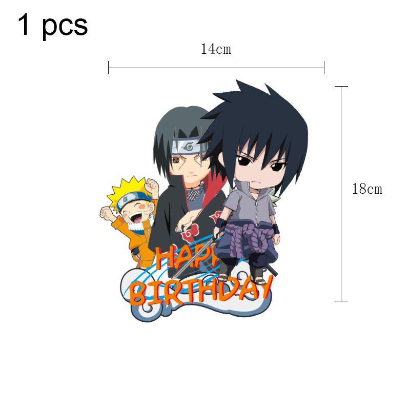 Birthday Ninja Naruto Party Decor Supplies Tableware Banner Balloon Cake Topper 1pcs-Cake Topper
Birthday Ninja Naruto Party Decor Supplies Tableware Banner Balloon Cake Topper 1pcs-Cake Topper