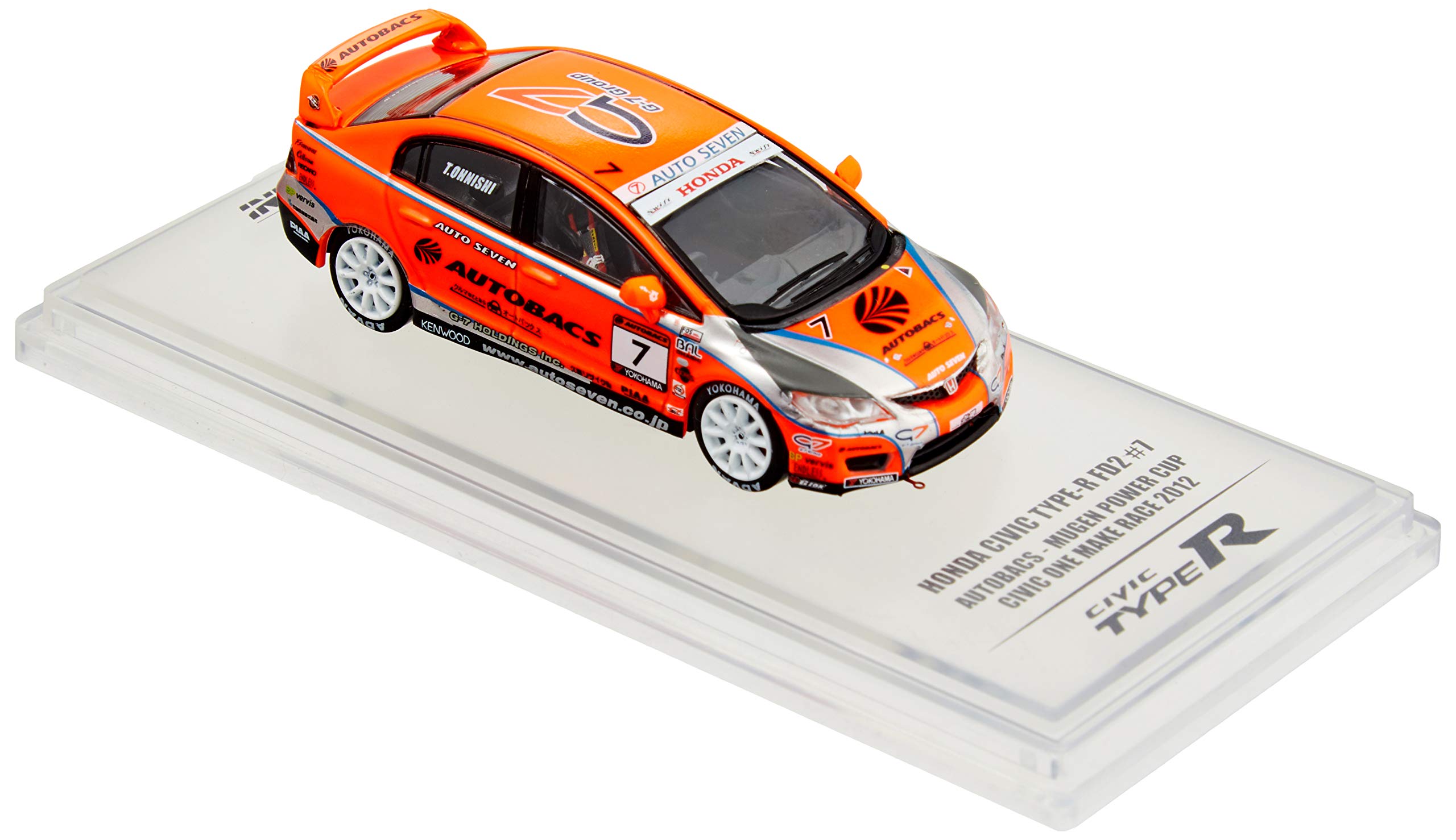 Inno Models Honda Civic FD2 AUTOBACKS MUGEN POWER CUP Completed Product 1/64 Type-R 2012#7
Inno Models Honda Civic FD2 AUTOBACKS MUGEN POWER CUP Completed Product 1/64 Type-R 2012#7