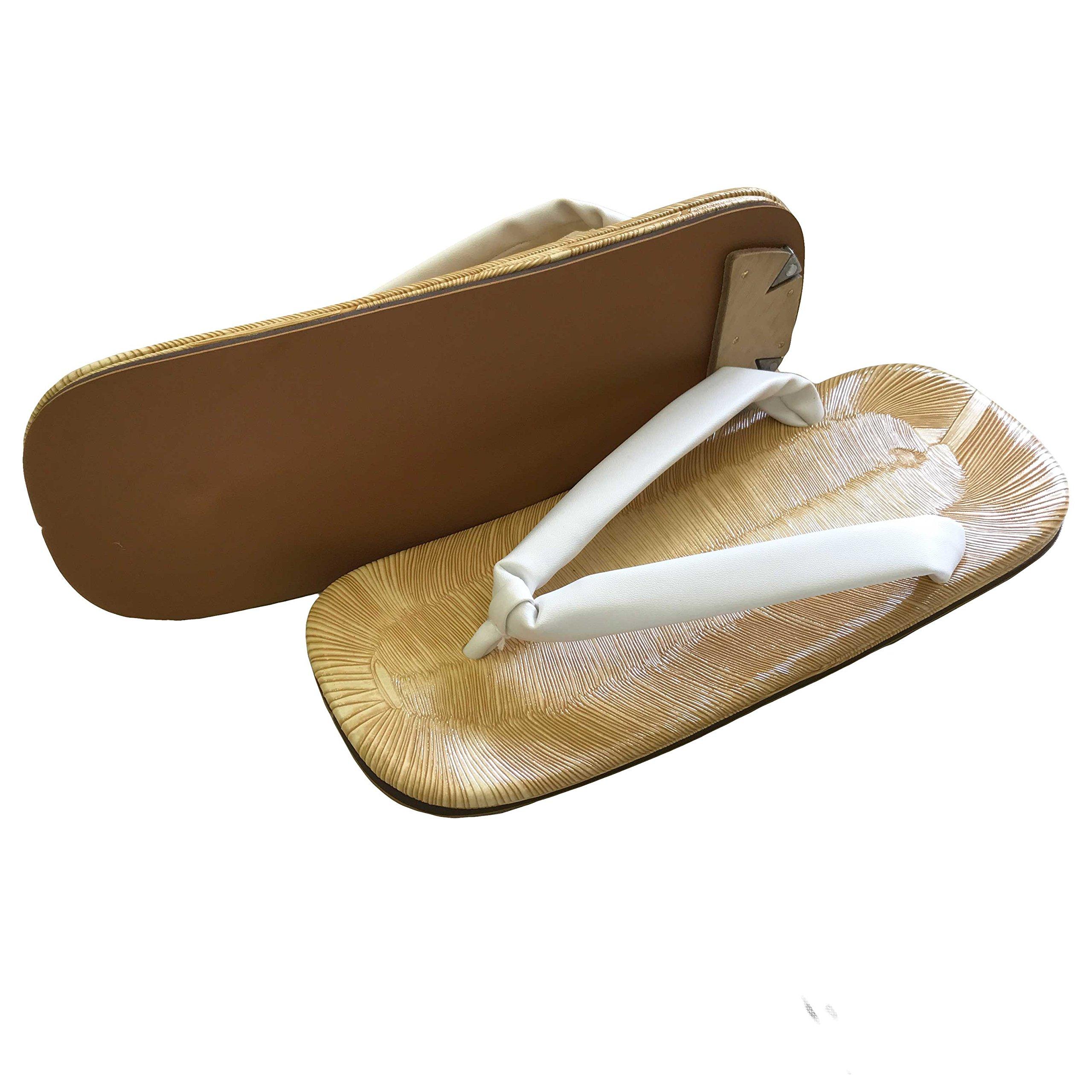Edoten Geta Sandals, Large Size, Made in Japan, Tatami, Double-Core, White Straps, 30cm
Edoten Geta Sandals, Large Size, Made in Japan, Tatami, Double-Core, White Straps, 30cm