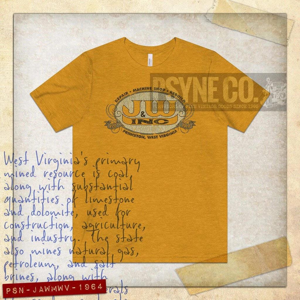 J & W Machine West Virgina 1964 Vintage Men s T shirt S
J & W Machine West Virgina 1964 Vintage Men s T shirt S