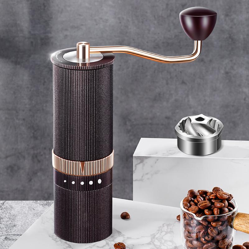 LFGB Certificated Manual Coffee Bean Grinder 5 Gears Thickness Adjustable Stainless Steel Rotor Coffee Powder Maker for Office
LFGB Certificated Manual Coffee Bean Grinder 5 Gears Thickness Adjustable Stainless Steel Rotor Coffee Powder Maker for Office