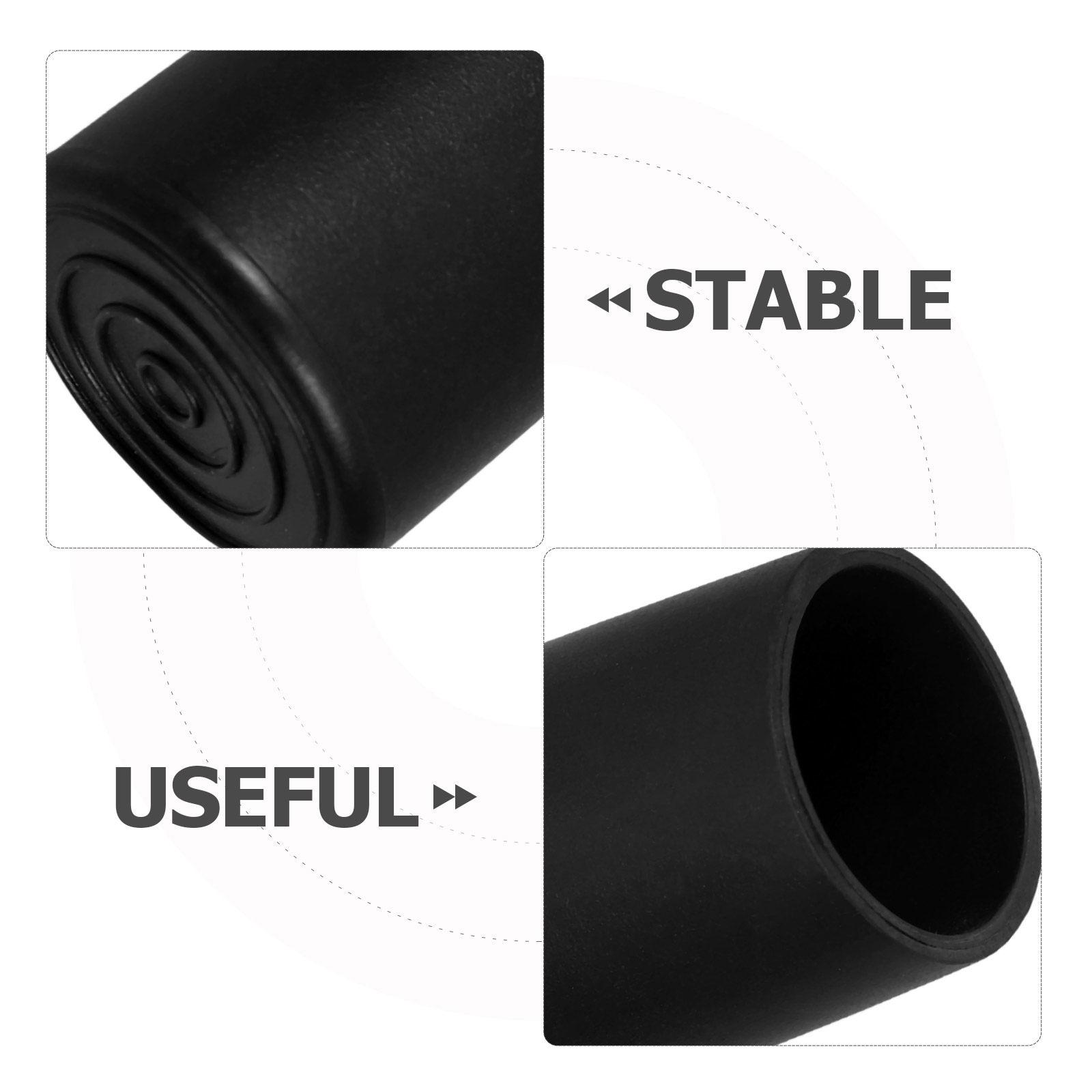 20Pcs Round Chair Leg Floor Protectors Soft Rubber 22Mm Black Non-Slip Furniture Feet Covers for Hardwood Floor Protection 2.65X2.5X2.5CM
20Pcs Round Chair Leg Floor Protectors Soft Rubber 22Mm Black Non-Slip Furniture Feet Covers for Hardwood Floor Protection 2.65X2.5X2.5CM