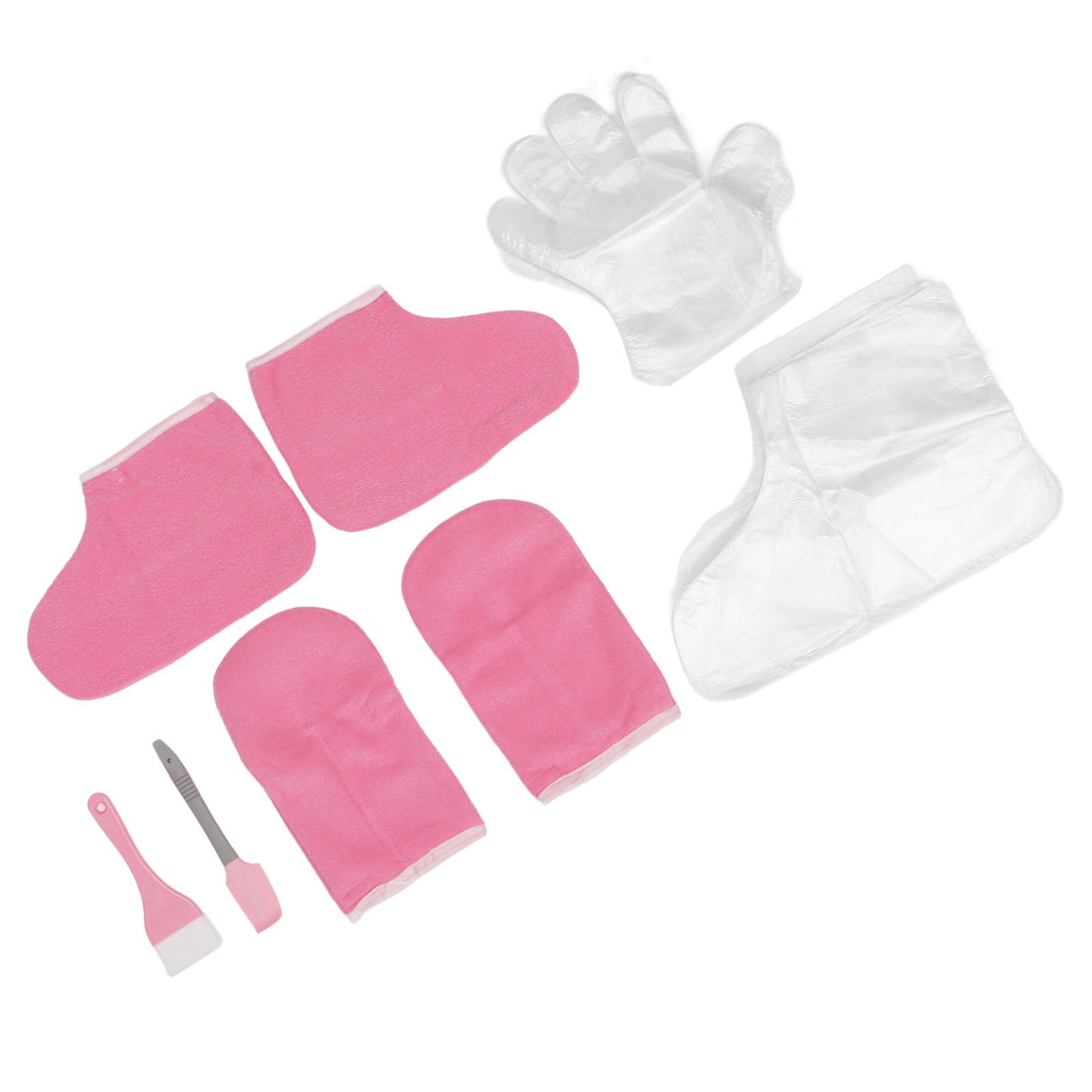 Wax Hand Foot Liners Paraffin Pink Flannel Keep Warm Disposable Gloves Wax Mitts Foot Set
Wax Hand Foot Liners Paraffin Pink Flannel Keep Warm Disposable Gloves Wax Mitts Foot Set
