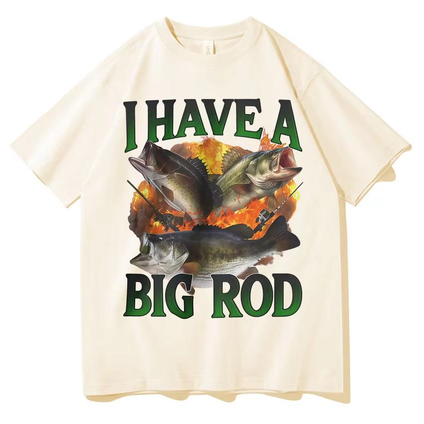 Funny Fishing I Have A Big Rod T Shirt Graphic Tshirts Unisex Women Summer Oversized Fish Lover Casual T Shirts Cozy Clothing Tops 3XL
Funny Fishing I Have A Big Rod T Shirt Graphic Tshirts Unisex Women Summer Oversized Fish Lover Casual T Shirts Cozy Clothing Tops 3XL