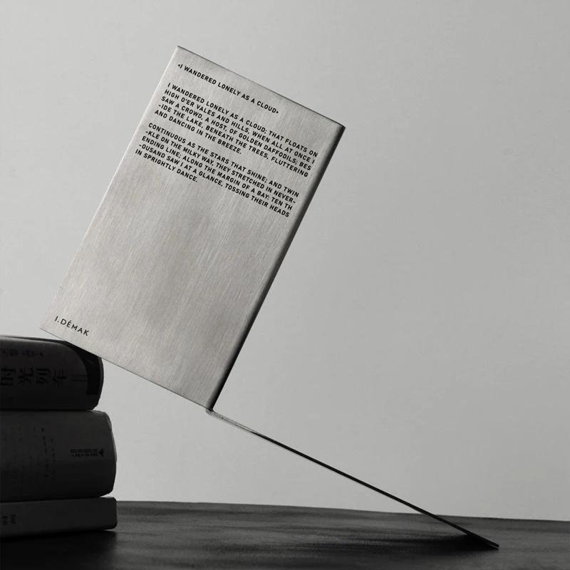 Изысканный металлический настольный держатель для книг, Оригинальный зеркальный скандинавский книжный держатель, Настольный органайзер из нержавеющей стали, Элегантная подставка для книг
Изысканный металлический настольный держатель для книг, Оригинальный зеркальный скандинавский книжный держатель, Настольный органайзер из нержавеющей стали, Элегантная подставка для книг