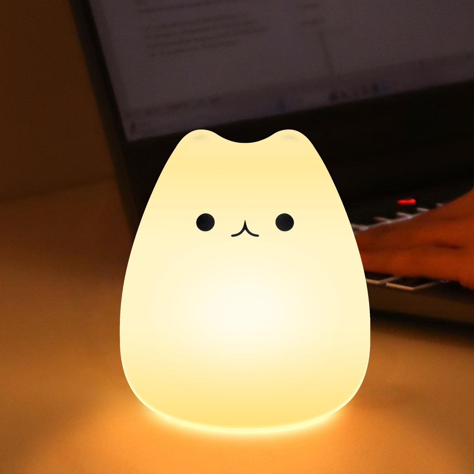 New Portable Silicone Pat Night Light with 3 Brightness Modes ABS Material Rechargeable 1200mAh Battery for Home Travel Bedroom
New Portable Silicone Pat Night Light with 3 Brightness Modes ABS Material Rechargeable 1200mAh Battery for Home Travel Bedroom