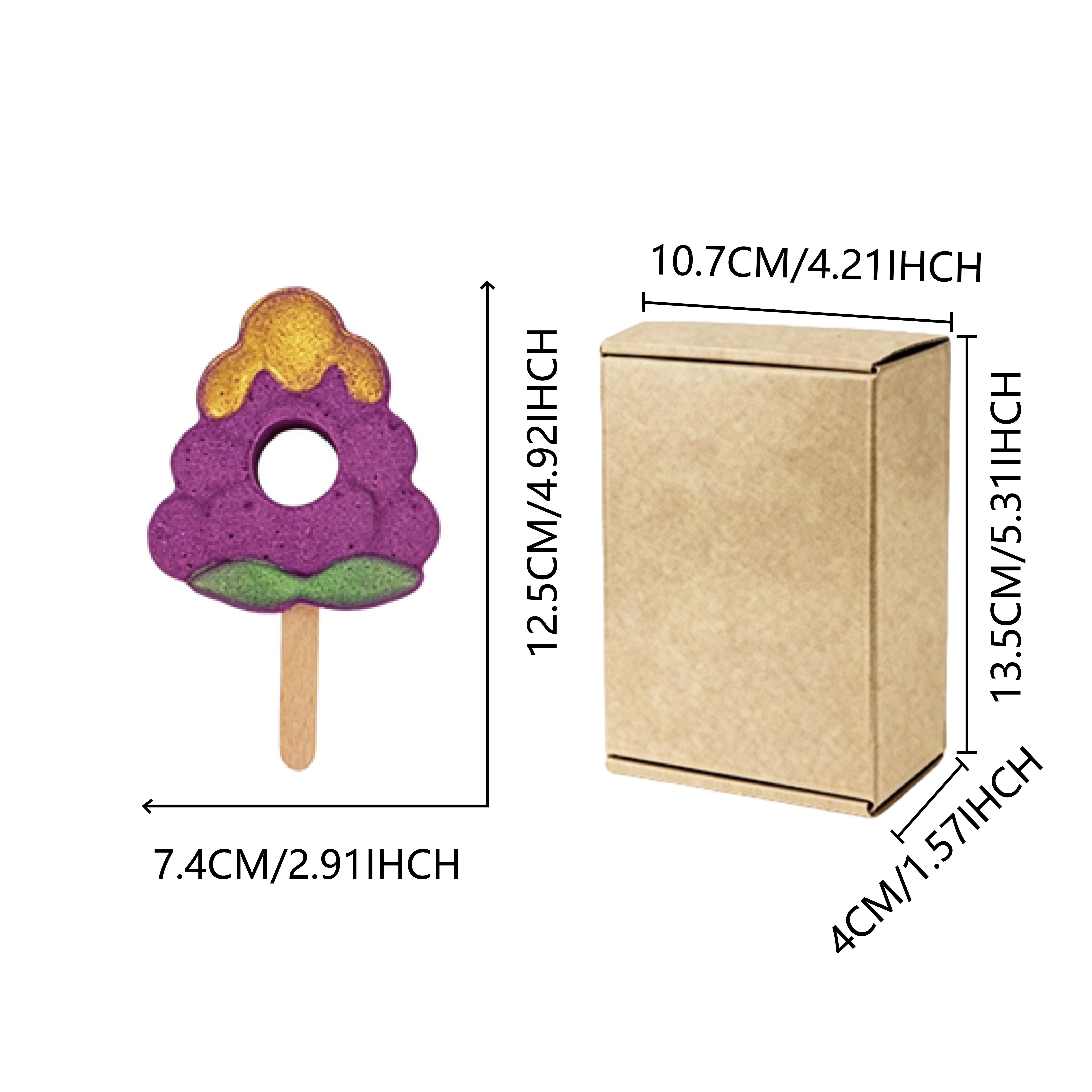 Lollipop Bath Bomb - Fun & Gentle Body Cleansing Soak - Delicate Care with Lasting Fragrance for Daily Bath Grape
Lollipop Bath Bomb - Fun & Gentle Body Cleansing Soak - Delicate Care with Lasting Fragrance for Daily Bath Grape