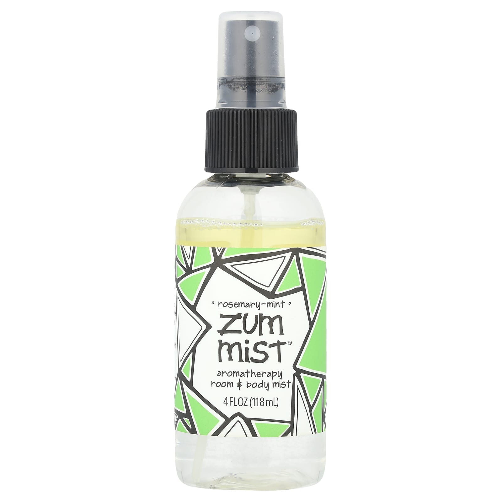Zum Mist®, Aromatherapy Room & Body Mist, Rosemary-Mint, 118 Ml (4 Fl Oz)
Zum Mist®, Aromatherapy Room & Body Mist, Rosemary-Mint, 118 Ml (4 Fl Oz)
