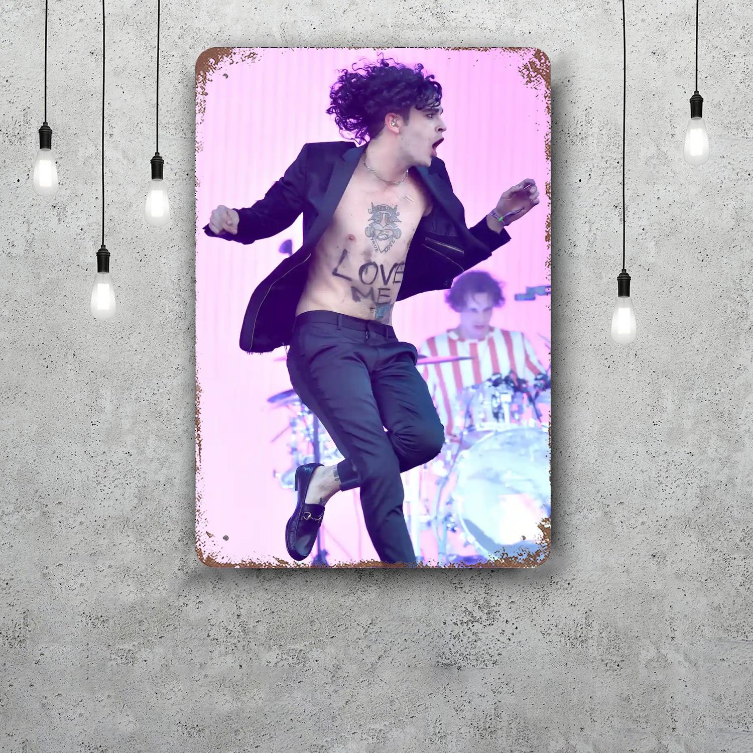 matty healy Classic Poster Rusty Metal Plaque Retro Decorative Plate Bar Man Cave Garage Club Metal Sign Wall Decoration 20x30cm(7.8x11.8inch)
matty healy Classic Poster Rusty Metal Plaque Retro Decorative Plate Bar Man Cave Garage Club Metal Sign Wall Decoration 20x30cm(7.8x11.8inch)
